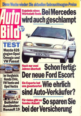 Deckblatt Auto Bild (06/1992)